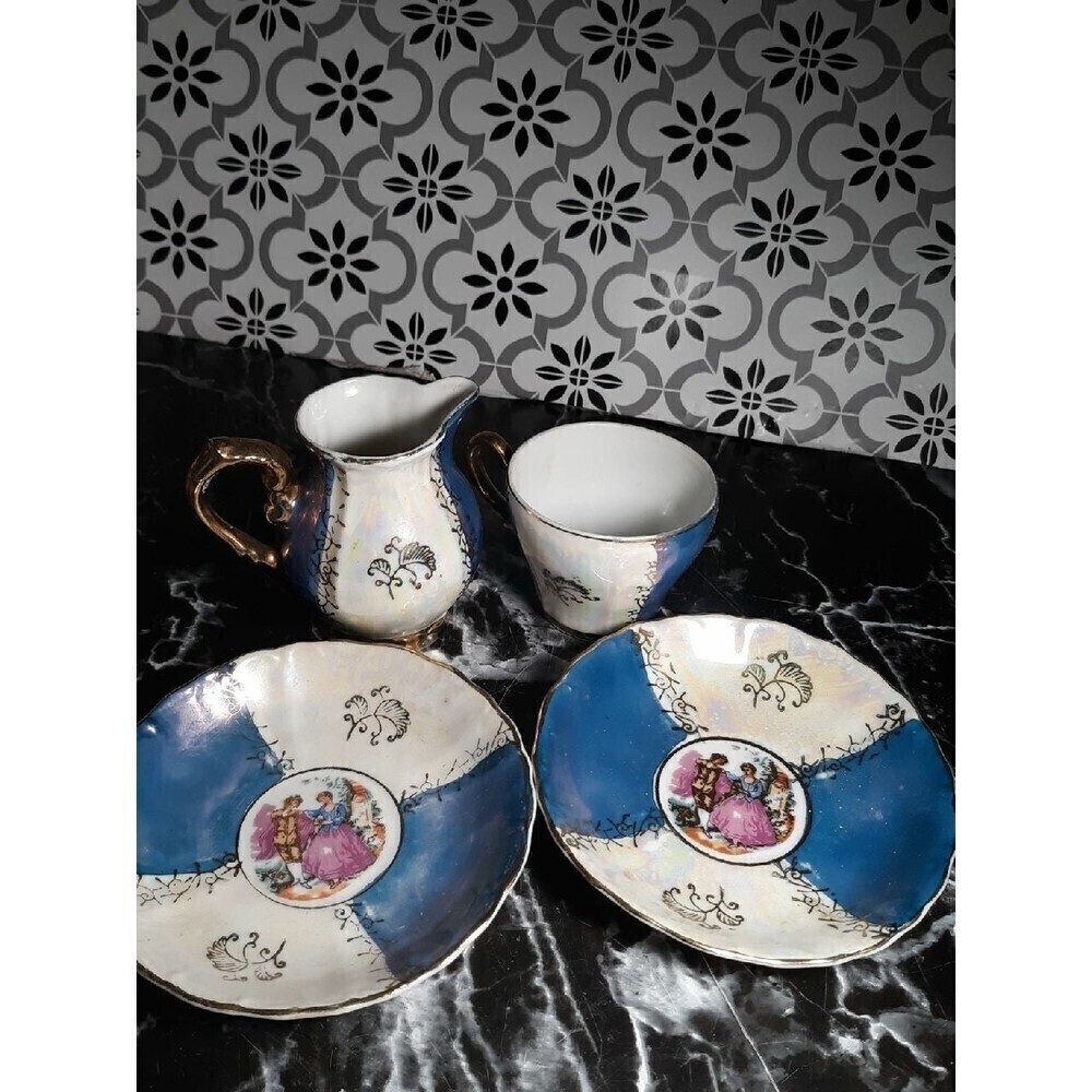 Lusterwear Japan tea set 4 pcs vintage